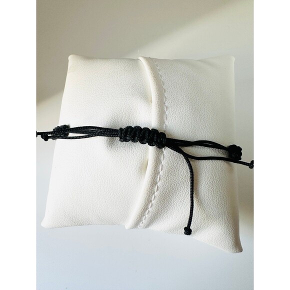 14k yellow gold GJ initial charm bracelet adjustable - Picture 7 of 7